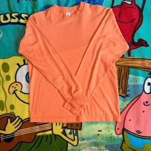 Beautiful Orange Sporty & Rich Long Sleeve Tee
